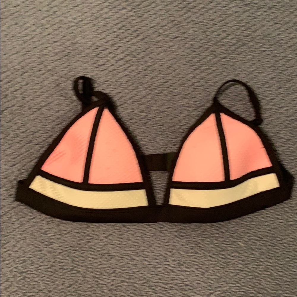 Triangl bikini top (real) with drawstring bag